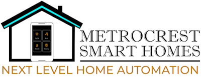 Metrocrest house logo and Next Level Home Automation.